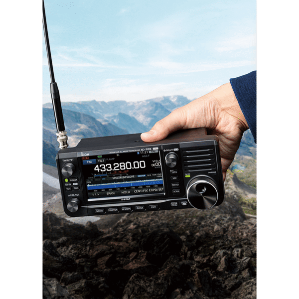 ПОРТАТИВНА РАДИОЛЮБИТЕЛСКА КВ РАДИОСТАНЦИЯ ICOM IC-705 - Image 6